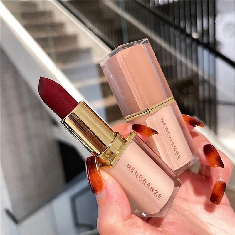 Crystal square tube lipstick velvet matte matte matte 口红