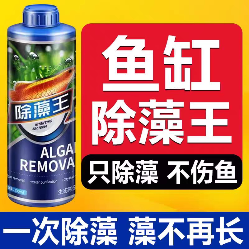 倍雨斯2号 二号鱼缸生态除藻剂去绿水青苔鱼池黑毛水藻贝羽斯观赏