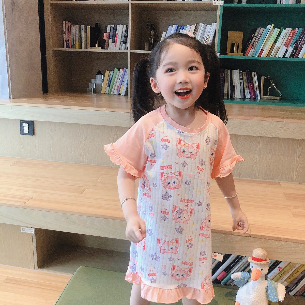 睡裙儿童夏款宝宝可爱防踢夏季薄款女孩夏纯棉公主睡衣,童装/婴儿装/亲子装,家居裙/睡裙,淘宝优惠券,粉丝福利购,淘宝优惠卷