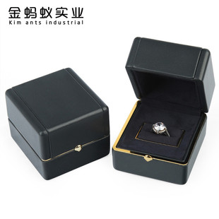 盒珠宝礼品收纳盒新款首饰盒包装求婚钻戒指盒吊坠高档戒指盒