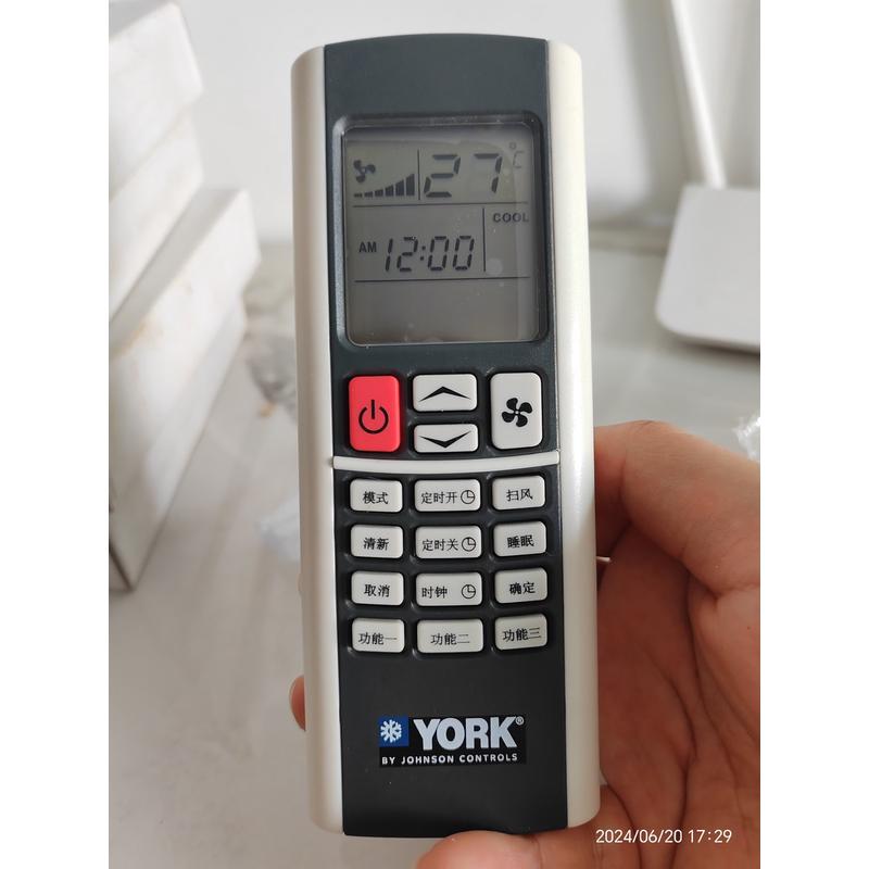 约克老款多联机原装正品YGCC YDCC YDOHYVOH遥控器671946不通用