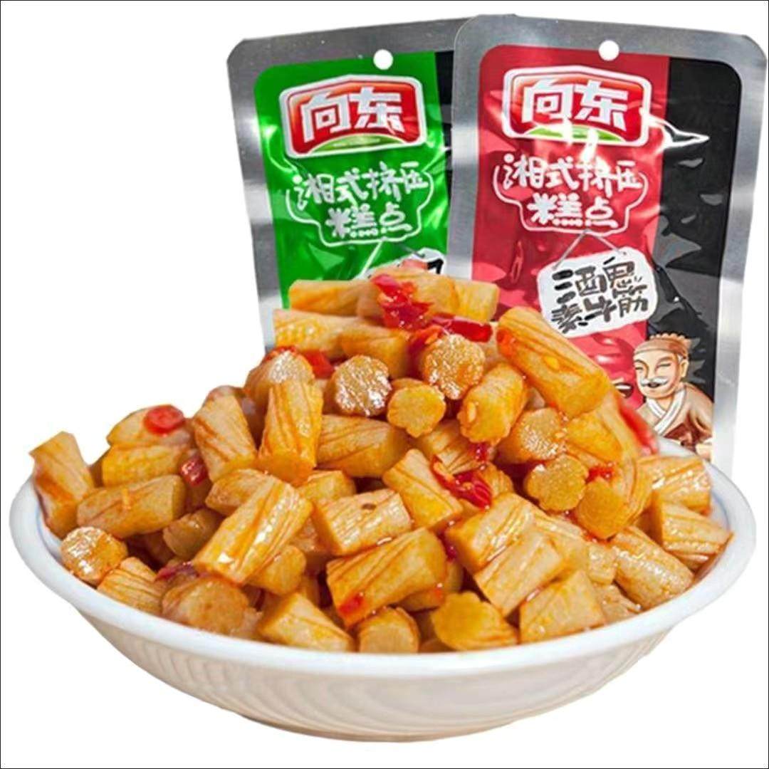 百汇香原向东素牛筋酒鬼山椒素鸡筋辣条麻辣面筋豆筋零食儿时怀旧