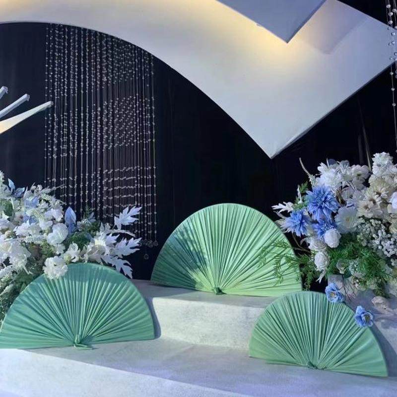 婚庆道具摆件弹力布艺褶皱半圆中式风婚礼舞台布置迎宾区背景装饰,节庆用品/礼品,路引,淘宝优惠券,粉丝福利购,淘宝优惠卷