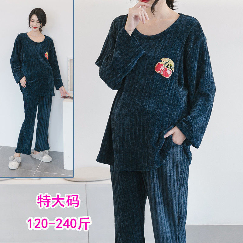 秋冬加肥大码月子服雪尔绒保暖孕妇睡衣怀孕期居服产后喂奶200,孕妇装/孕产妇用品/营养,家居服套装,淘宝优惠券,粉丝福利购,淘宝优惠卷