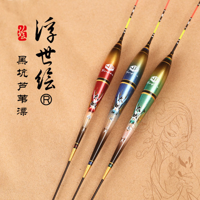 浮世绘大妖芦苇夜光漂黑坑专用322小电池电子漂鲤鱼漂600超长浮漂