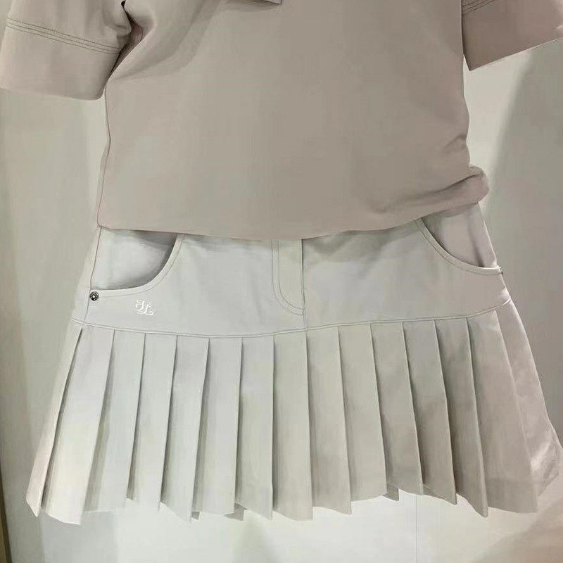 韩女士小百褶防走光夏季时尚百搭半裙golf