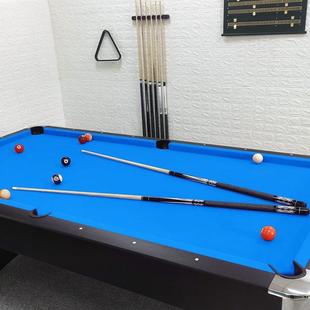 实木台球杆美式桌球杆大头黑九杆球杆标球分体双白8木节中式水