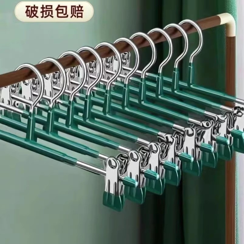 裤架夹子裤夹衣架裤子专用神器家用无痕防滑jk挂衣不锈钢裙夹晾晒