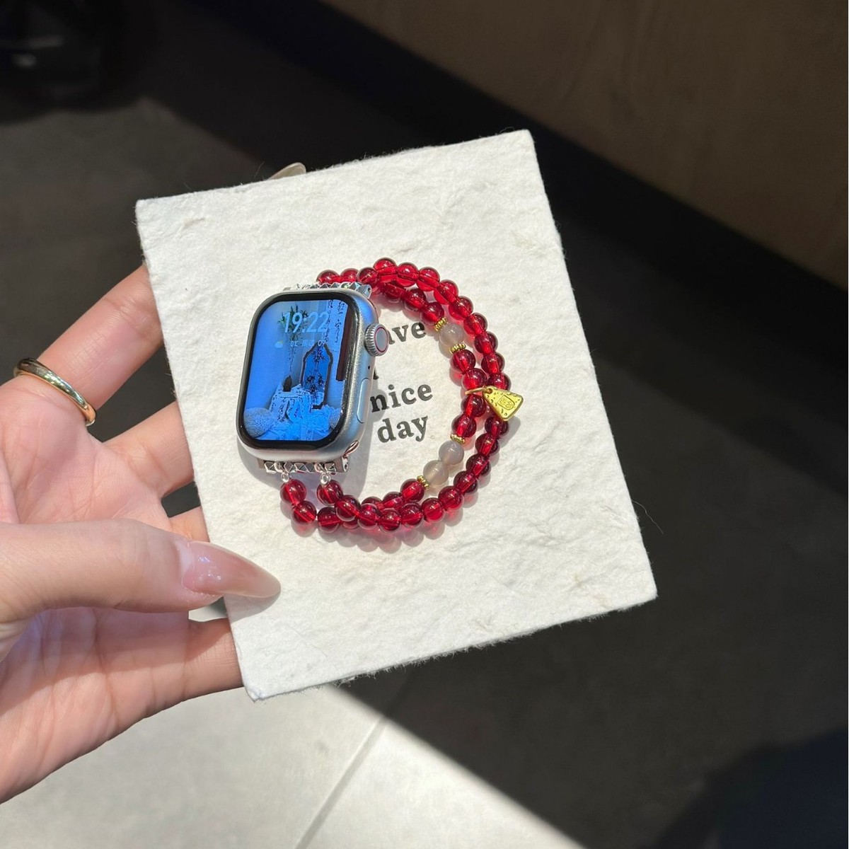 适用apple/watch78S9表带苹果手表6代iwatch5se4340/44/45/41mm