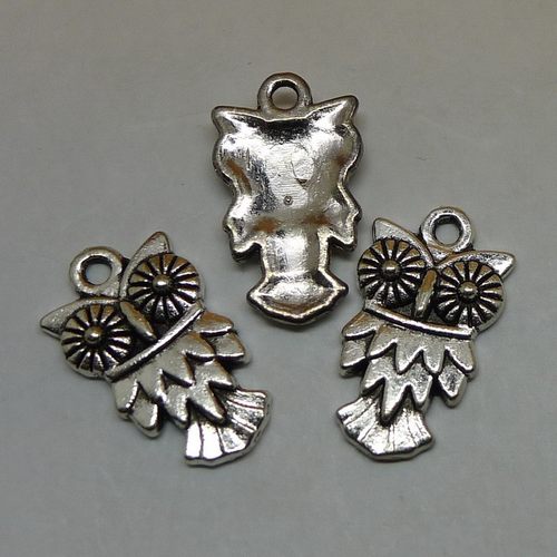 A1532猫头鹰1000克/833个/包1.2克11x20mm手工热销合金饰品配件批