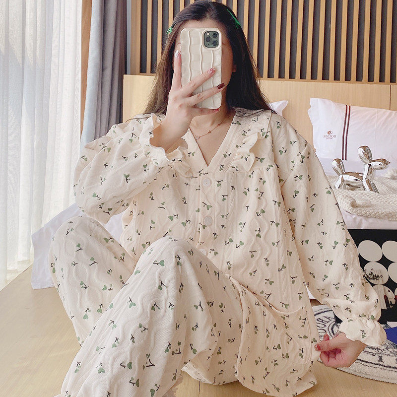 空气棉月子服秋冬季产后纯棉11月份12孕妇睡衣女哺乳衣春秋居服,孕妇装/孕产妇用品/营养,家居服套装,淘宝优惠券,粉丝福利购,淘宝优惠卷