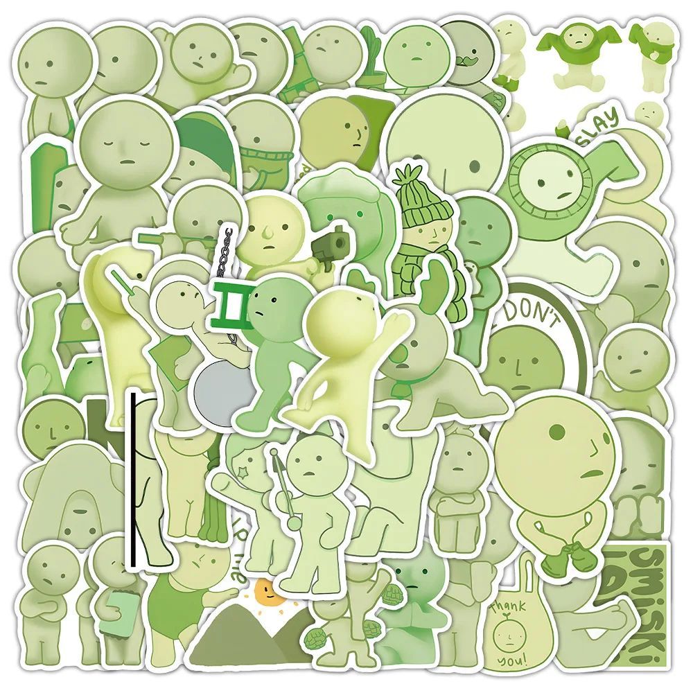 50Pcs Smiski Stickers Vinyl Waterproof Stickers Pack For Wat