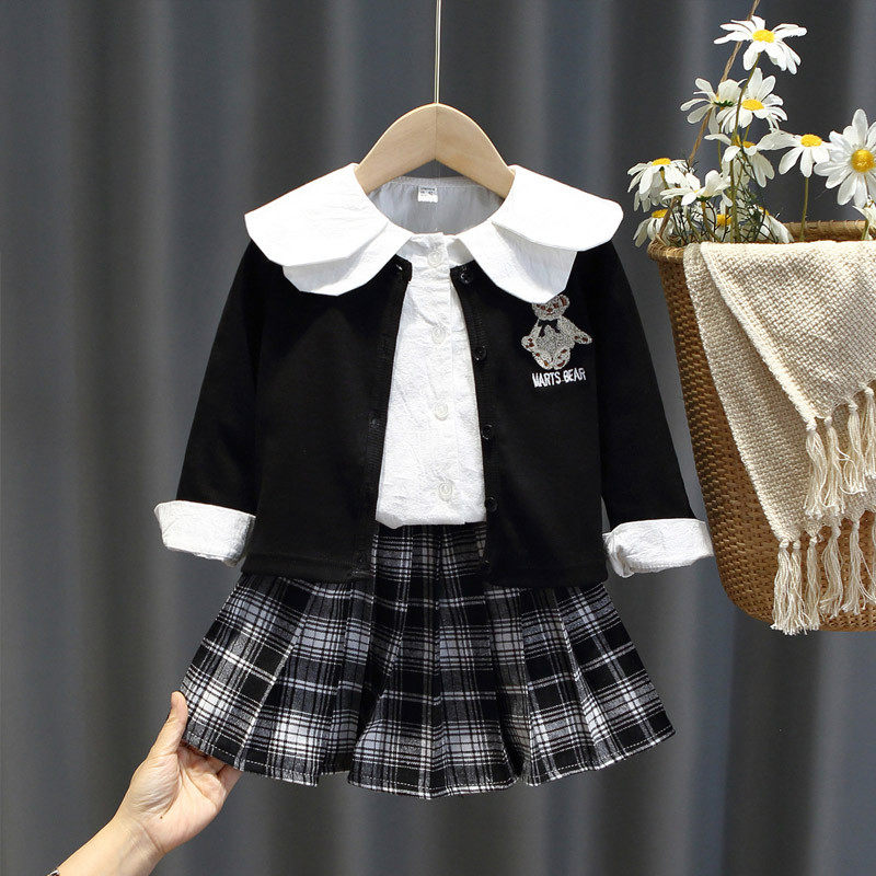 套装裙春秋装洋气宝宝衫公主女孩jk学院风套装,童装/婴儿装/亲子装,套装,淘宝优惠券,粉丝福利购,淘宝优惠卷