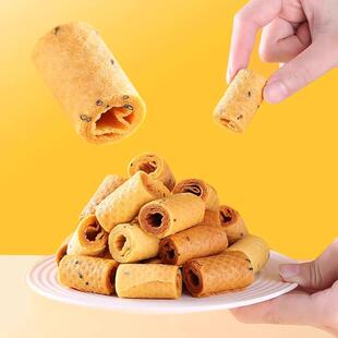 脆老舅黄油脆蛋卷一口酥传统老式香酥鸡蛋卷饼干休闲解馋零食小吃