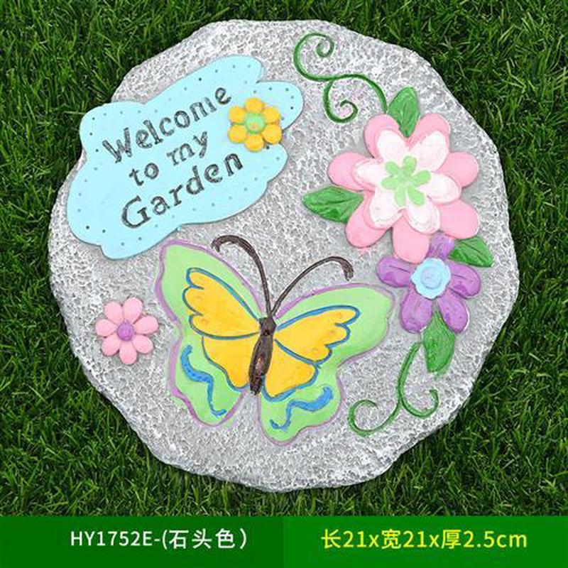 园林景观雕塑别墅花园垫脚石摆件户外园林庭院草坪公园脚踏板装饰