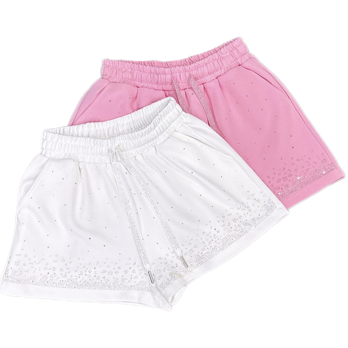 夏日多巴胺重工烫钻女2024夏季新款抽绳设计感阔腿,女装/女士精品,休闲裤,淘宝优惠券,粉丝福利购,淘宝优惠卷