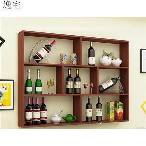 2022新 款可狄 饭厅酒柜靠墙餐厅饭店酒水展示架挂墙式*层红酒架
