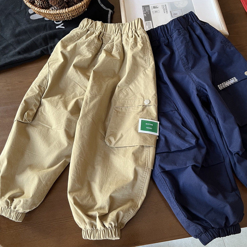 宽松潮范~贴身面是棉 男童大口袋收口 双层夹裤工装裤,童装/婴儿装/亲子装,裤子,淘宝优惠券,粉丝福利购,淘宝优惠卷