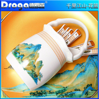 德罗嘉筷子笼置物架放餐具篓收纳盒笼用筒厨房桶装勺子筒