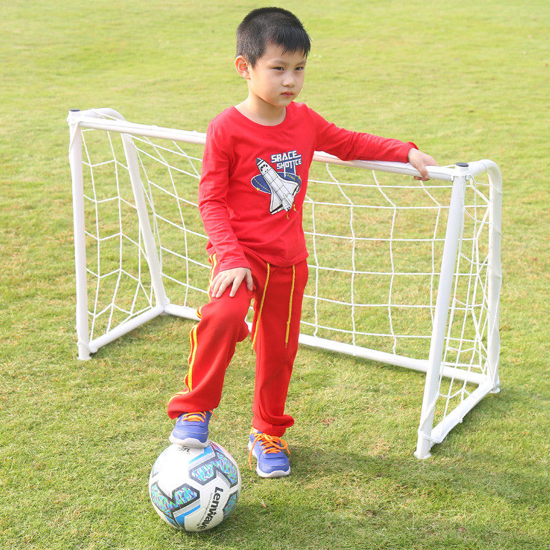 幼儿园足球门三人五人制用便携式户外儿童小足球球门折叠足球框