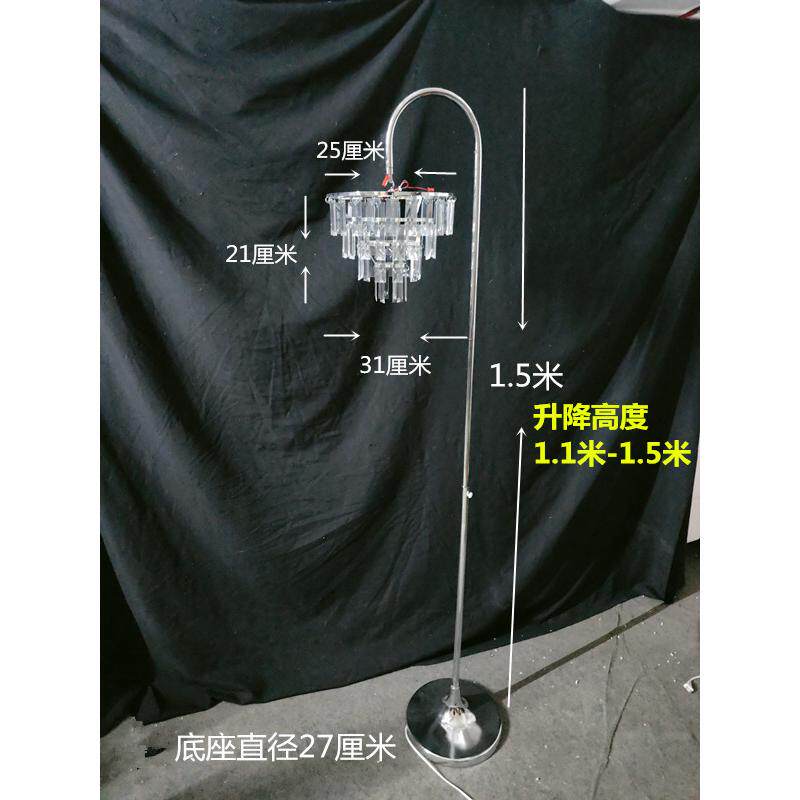 新款婚庆婚礼路引欧式电镀水晶路引舞台布置装饰罢件路引