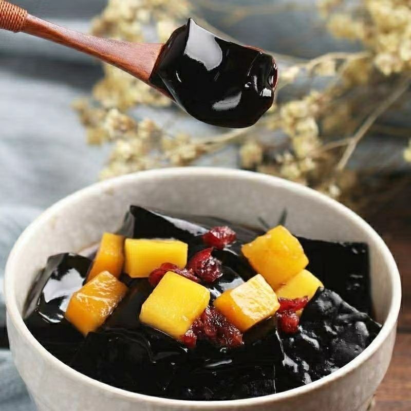广东老牌子新海江门黑凉粉白凉粉家用果冻食用冰粉糖水店原料配料
