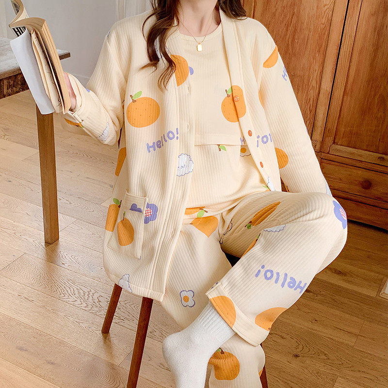 空气棉三件套月子服春秋季纯棉产后孕妇睡衣哺乳秋冬款1月份2住院,孕妇装/孕产妇用品/营养,家居服套装,淘宝优惠券,粉丝福利购,淘宝优惠卷