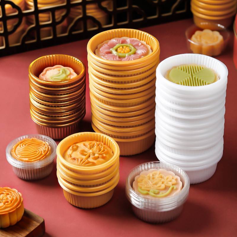 Round mooncake base for MidAutumn Festival Cantonese style
