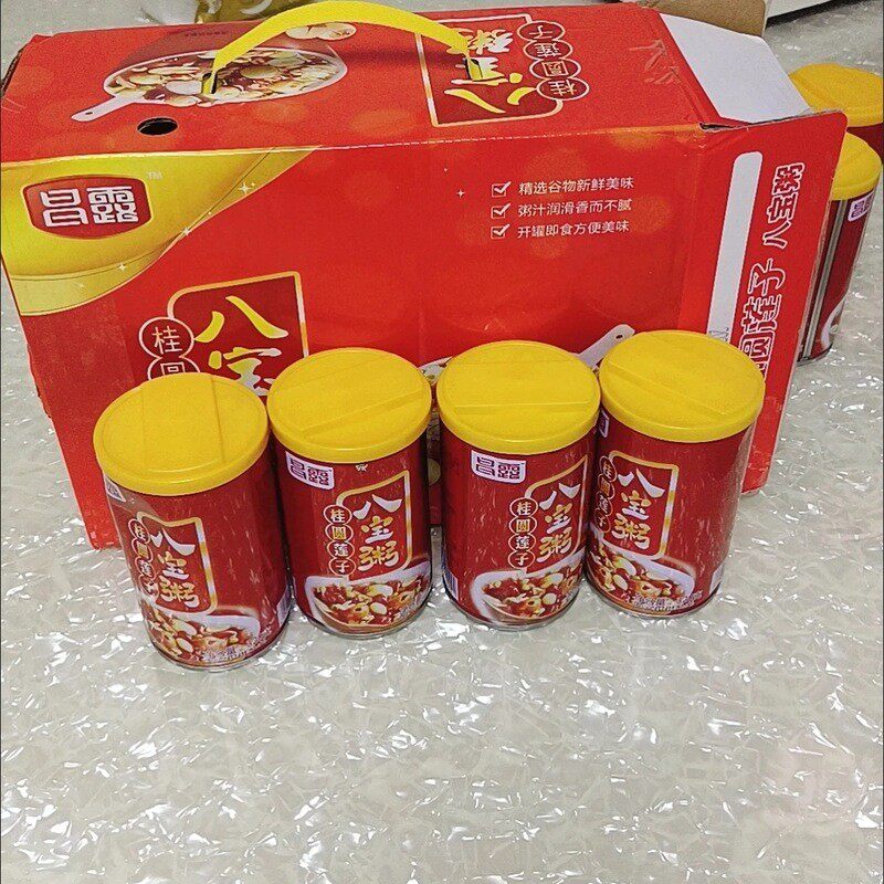 昌露桂圆莲子八宝粥整箱早餐速食速食粥