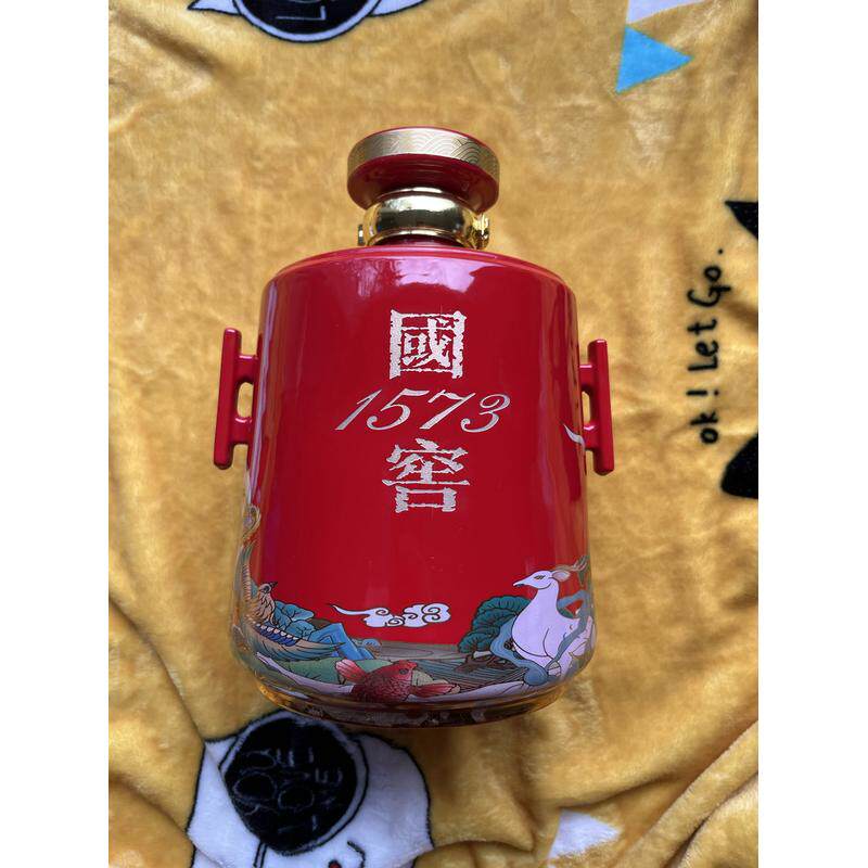 景德镇陶瓷空酒瓶个人收藏3斤5斤装空酒瓶装饰品摆件小酒壶酒具