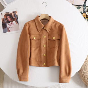 秋水の2024秋季新款时尚甜酷休闲小个子美拉德工装女