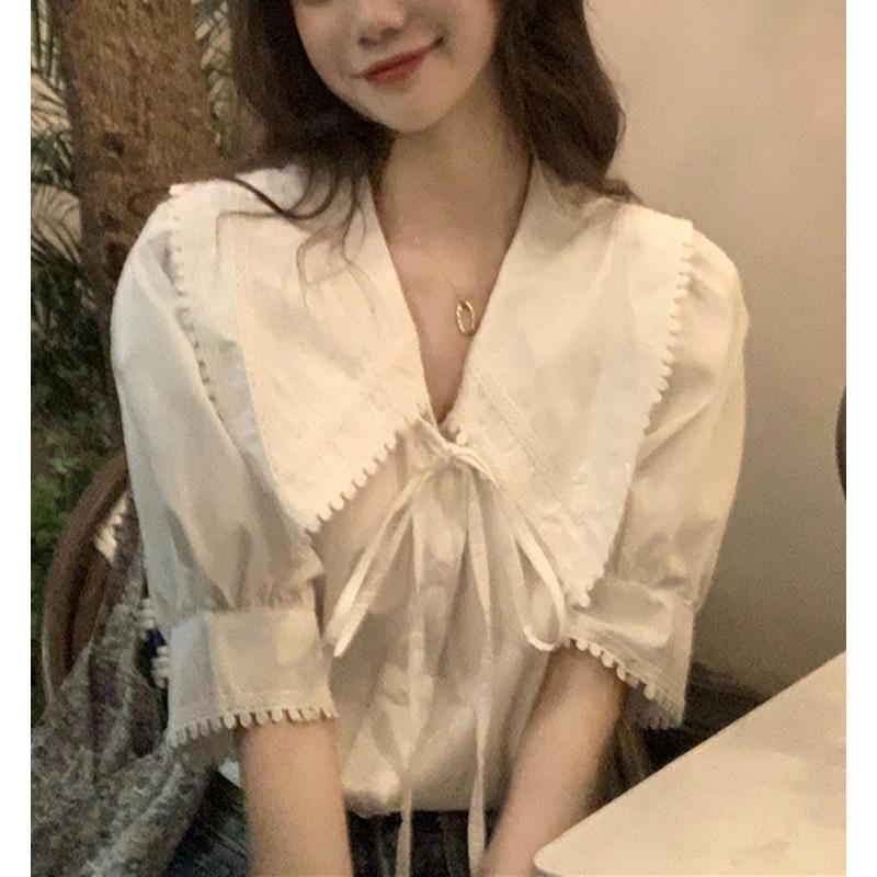 大码胖妹妹mm春季2023年新款韩版港味长袖衬衫女百搭