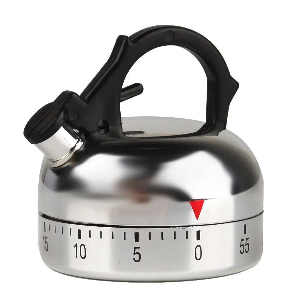 60 Minute Kitchen Timer Alarm Clock Mechanical Teapot Timer