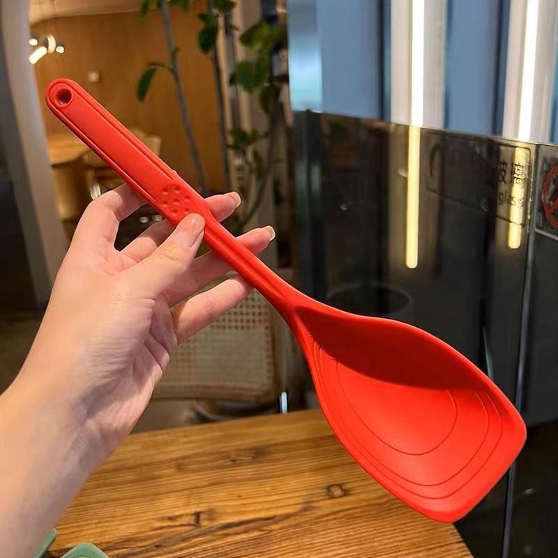 硅胶铲厨房不粘锅专用铲子耐高温铲炒菜小号多用辅食家用软锅铲途