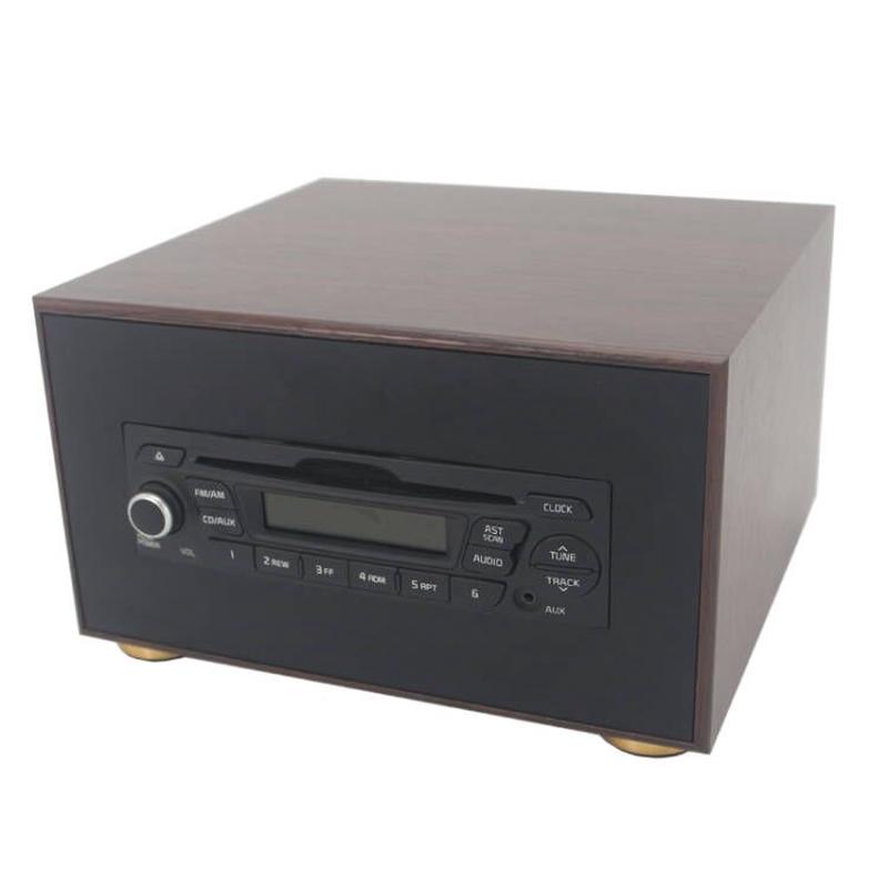 起亚K2原车CD机改装家用机箱盒子 车载单碟CD机改装音响外壳