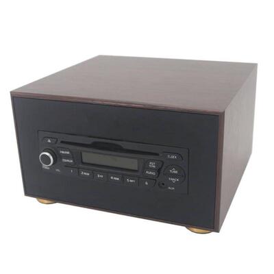 起亚K2原车CD机改装家用机箱盒子 车载单碟CD机改装音响外壳