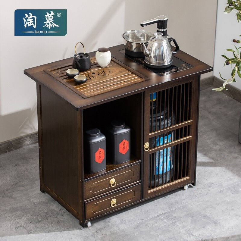 淘慕移动茶台茶车家用茶水柜非实木小茶桌带轮茶几功夫茶具套装烧,商业/办公家具,办公茶水柜,淘宝优惠券,粉丝福利购,淘宝优惠卷