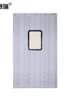 安赛瑞保暖棉门帘冬天加厚棉门帘(1.1×2.1m)灰色23781包