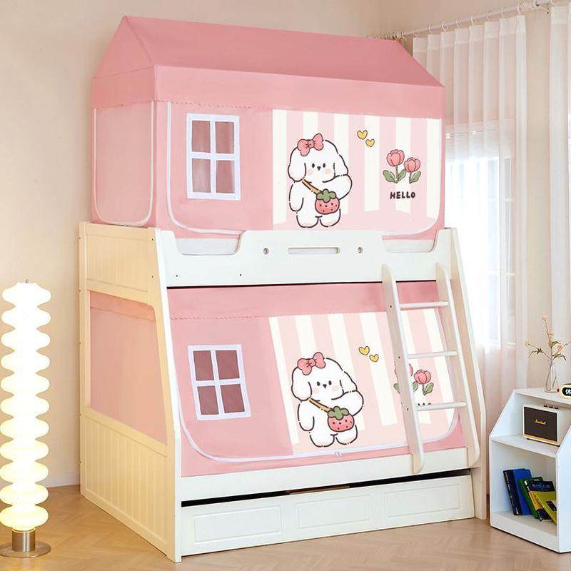 上铺专用实木下一五1米一体式形梯子母床蚊帐上下铺儿童床新5床型,床上用品,蚊帐,淘宝优惠券,粉丝福利购,淘宝优惠卷