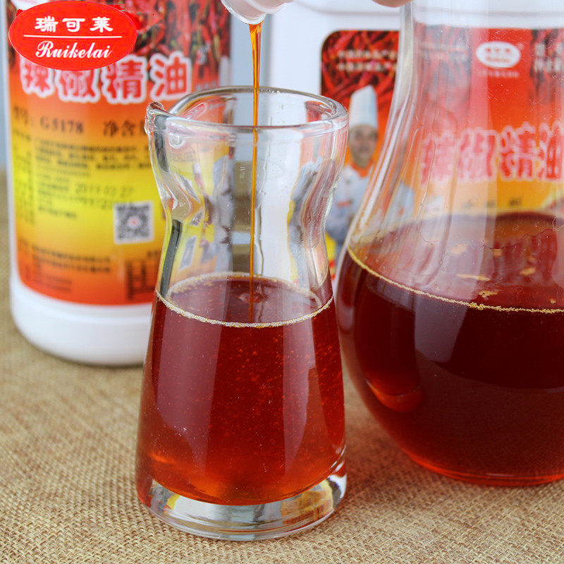 瑞可莱辣椒精油2度500g香辣火锅凉菜烧烤鸭脖麻辣香锅麻辣烫香精