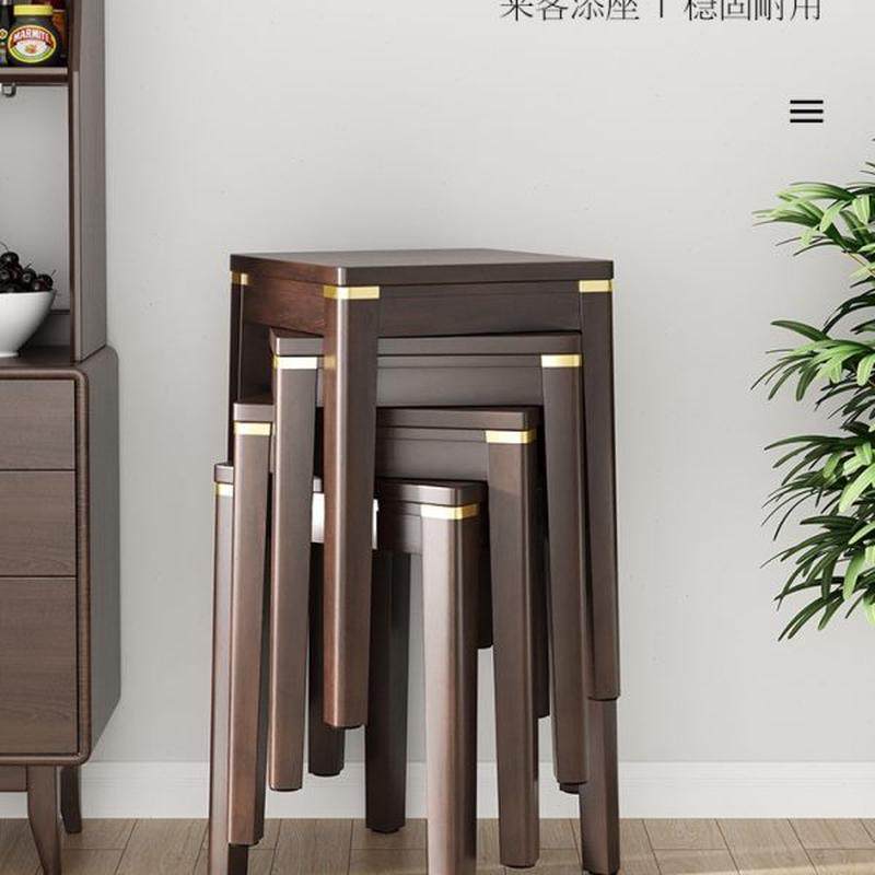 放原木结木凳叠中式大人实可方凳椅子餐凳客厅家用网红实木凳子,住宅家具,矮凳,淘宝优惠券,粉丝福利购,淘宝优惠卷