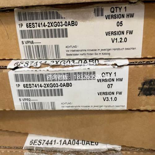 拍前询价询价~6ES7414-2XG03-0AB0议价