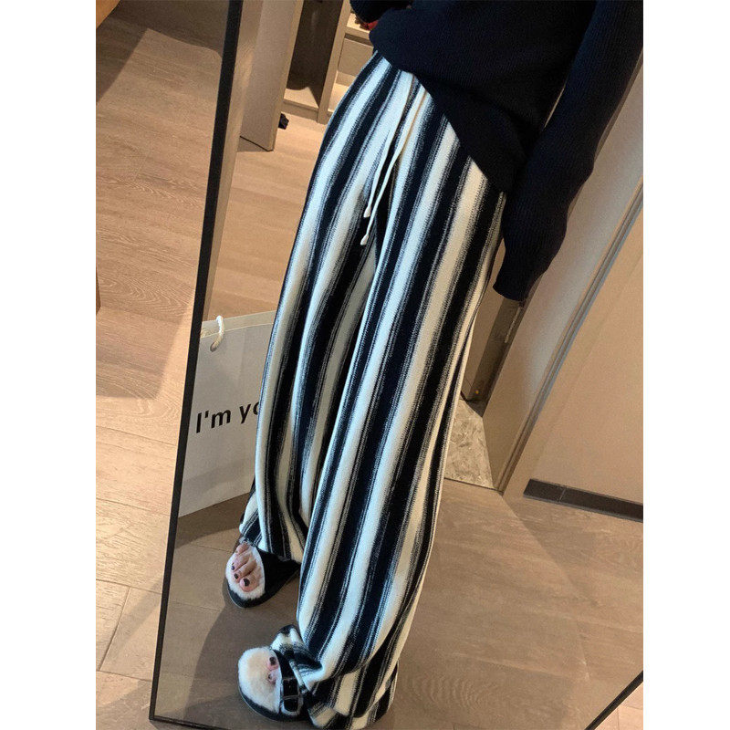 孕妇裤秋冬季外穿条纹渐变宽松阔腿裤毛线垂感,孕妇装/孕产妇用品/营养,孕妇休闲裤,淘宝优惠券,粉丝福利购,淘宝优惠卷