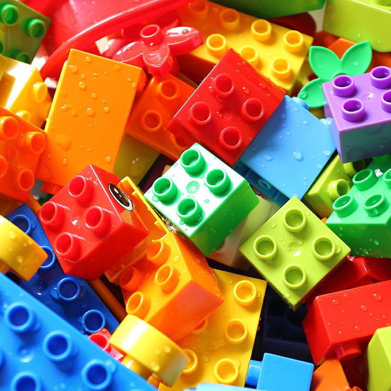 儿童积木墙玩具宝宝益智塑料拼装拼搭男女孩大颗粒拼插1-2-3-6岁,玩具/童车/益智/积木/模型,普通塑料积木,淘宝优惠券,粉丝福利购,淘宝优惠卷