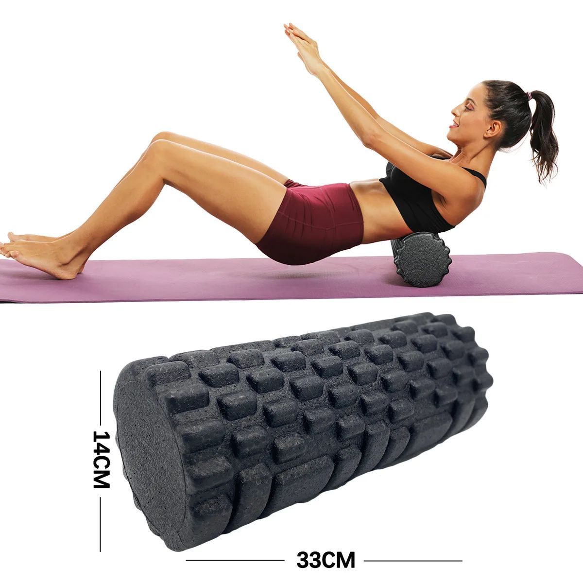 33cm Fitness Foam Roller Yoga Massage Roller EPP Rodillo Mas