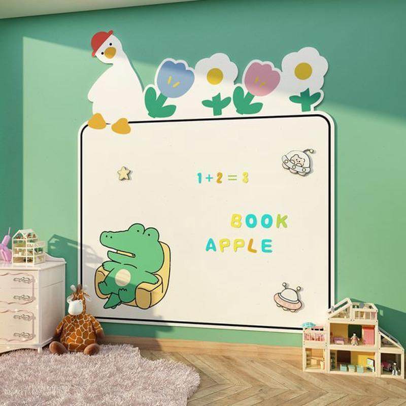 书桌区白卧室墙面装饰女孩黑板涂鸦公主儿童卡通网红墙贴房间布置,家居饰品,文化墙贴,淘宝优惠券,粉丝福利购,淘宝优惠卷