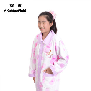 棉田纯棉学生浴袍吸水洗澡游泳沙滩女长款全棉毛巾浴衣浴袍