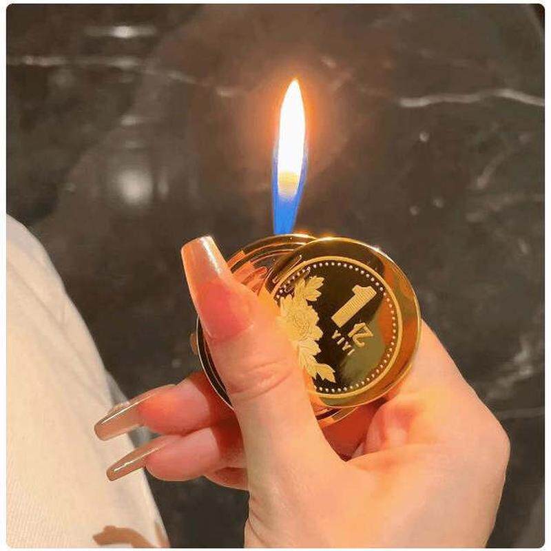 众旺商行转大钱转1亿创意充气硬币陀螺打火机解压旋转送朋友厂家
