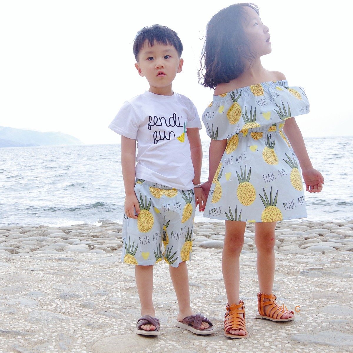 2024夏装儿童 网红款亲子装一家四口沙滩度假母家庭装 姐弟装,童装/婴儿装/亲子装,亲子装/亲子时装,淘宝优惠券,粉丝福利购,淘宝优惠卷