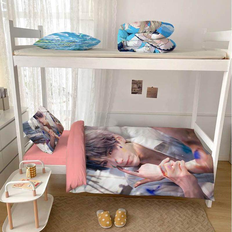 宿舍三件套空六件套开学与深床垫被一恋大学生枕芯定制整套子黎深,床上用品,学生床品套件,淘宝优惠券,粉丝福利购,淘宝优惠卷